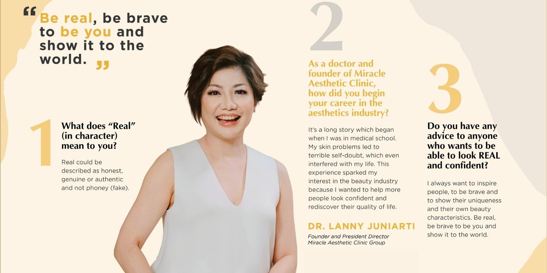 Let's Get Real with dr. Lanny Juniarti